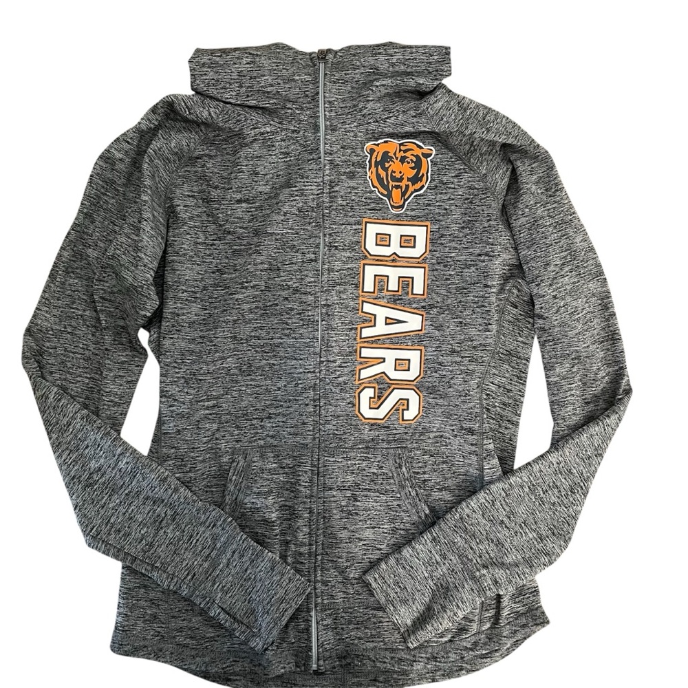 NFL Team Apparel Chicago Bears Women’s Zip Up Hoodie S